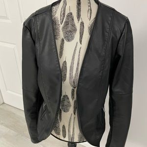 vegan leather jacket